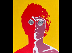 John Lennon.  50 x 70 cm.  € 80,00