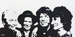 The Rolling Stones 40 x 80 cm € 70,00